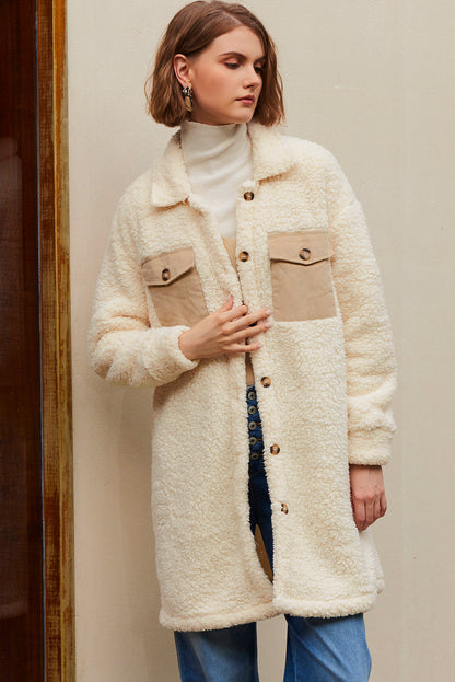 Beige Teddy Coat