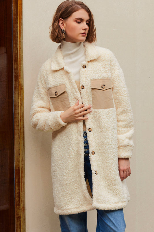 Beige Teddy Coat