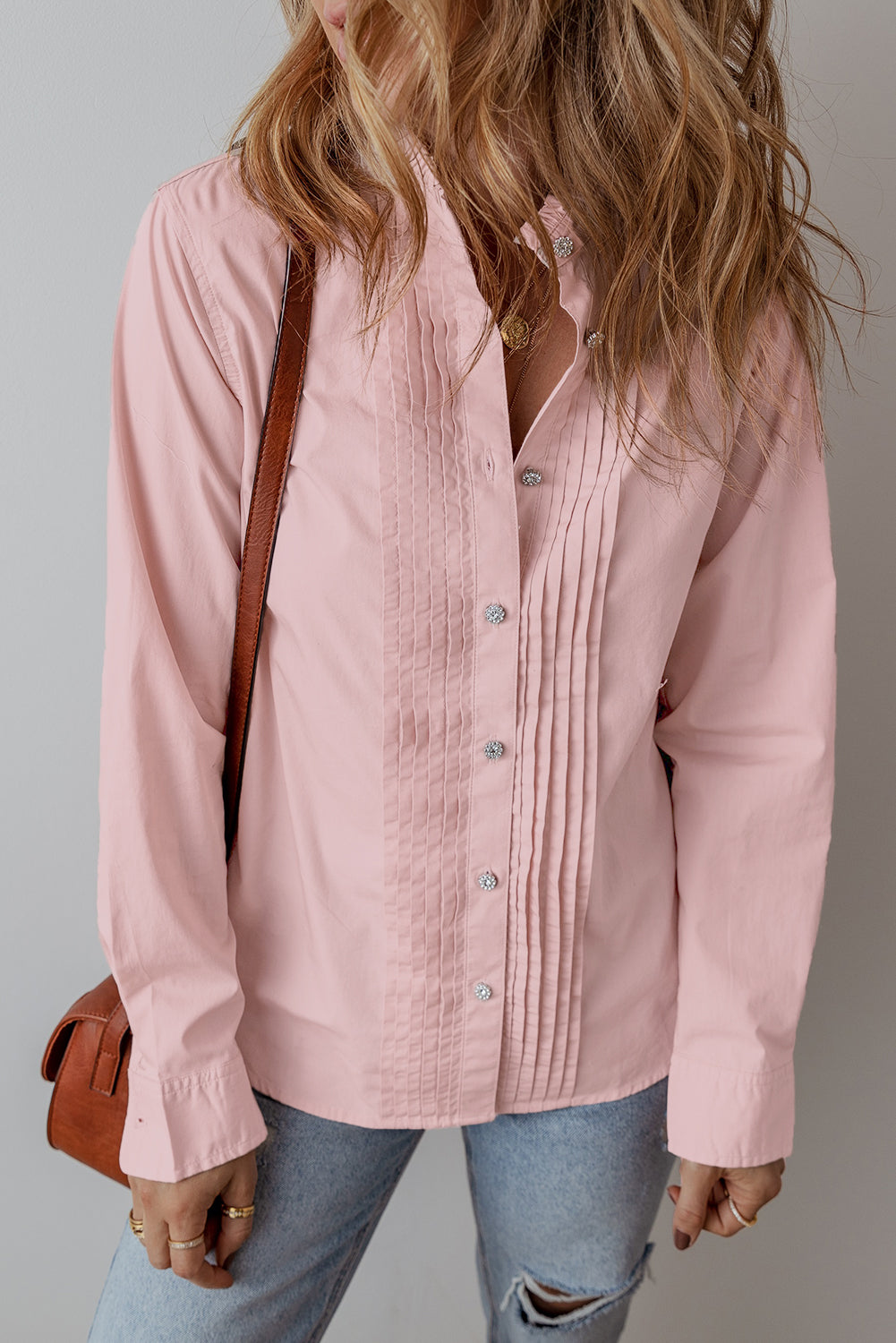 Light Pink Plain Shirt