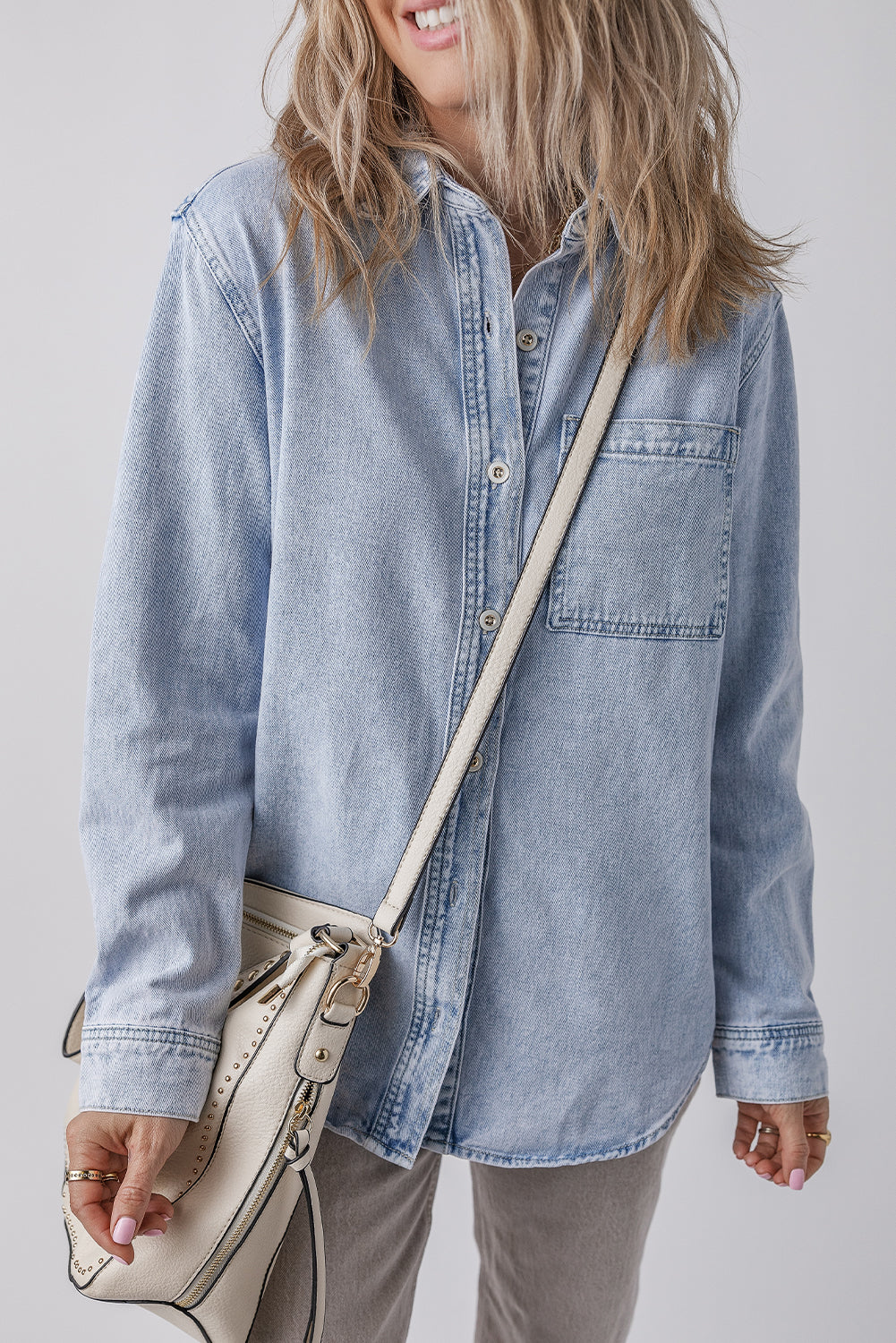 Beau Blue Denim Shirt