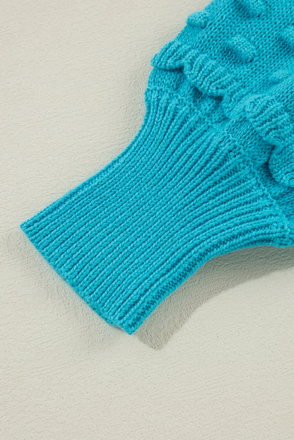 Turquoise Knit Sweater