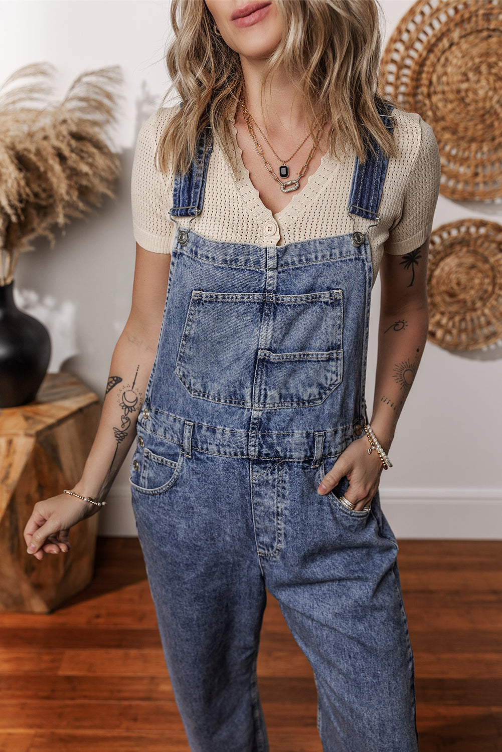 Sail Blue Denim Overall