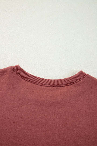 Mineral Red Two Tone Sweatshirt