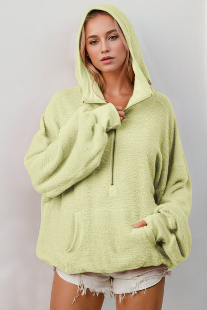 Double Take Hoodie with Kangaroo Pocket