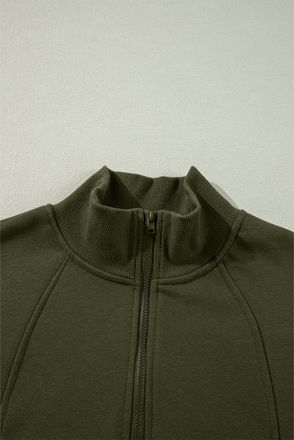 Jungle Green Plain Sweatshirt